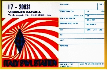 Secona QSL SWL I7-20831 (dal 1971)